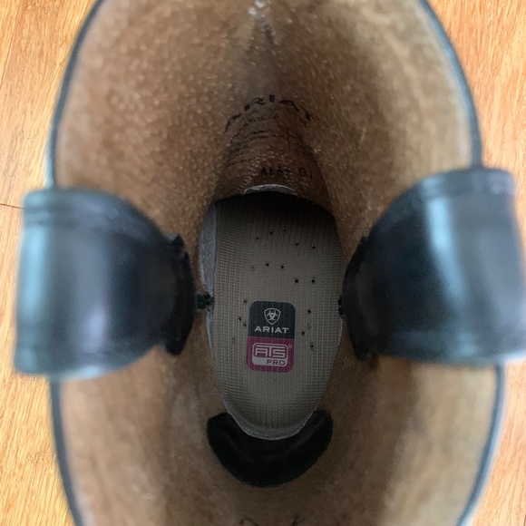 Men`s Black Ariat Roper Size 7D Dress Boots - Picture 9 of 11